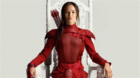 hunger games background|Katniss Everdeen in Red .